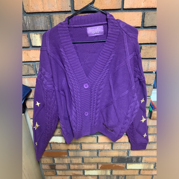 Taylor Swift Purple “Speak Now” Album Cardigan - Picture 1 of 4